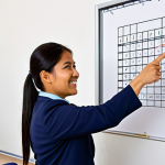 TESOL 강사가 알아야 할 언어학 지식 - Phonetics and IPA Chart**

A TESOL teacher pointing to a colorful International Phonetic Alphabet (I...